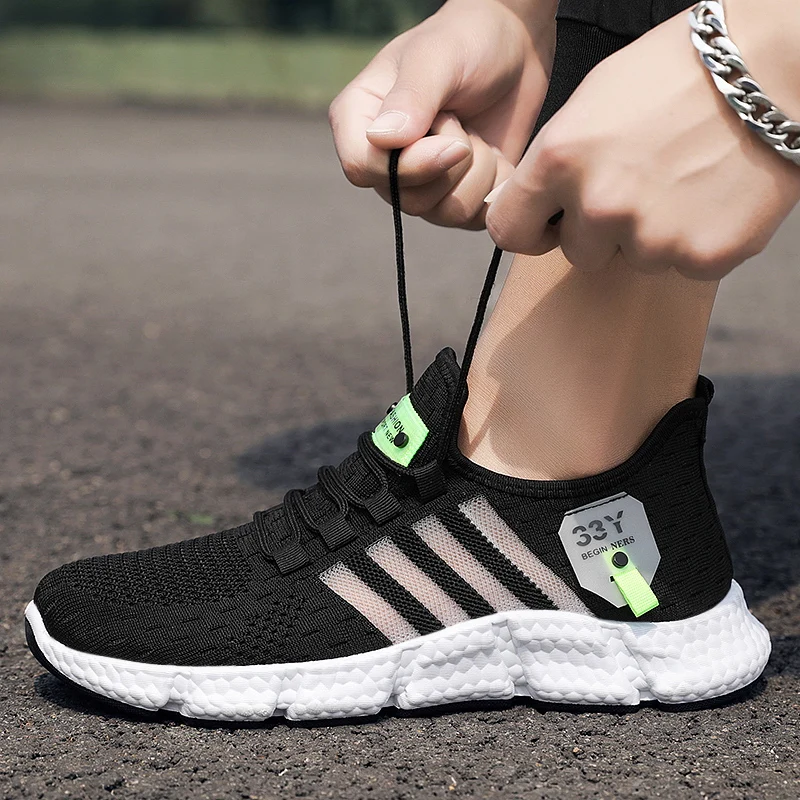 Summer Men's Shoes 2021 Comfortable Fly Weaving Male Sneakers Running Breathing Casual Sneaker Low Top Slip on Men Sneakers
Summer Men's Shoes 2021 Comfortable Fly Weaving Male Sneakers Running Breathing Casual Sneaker Low Top Slip on Men Sneakers