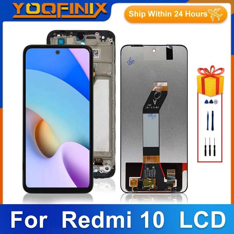 ЖК-дисплей 6,5 дюйма для Xiaomi Redmi 10, сенсорный экран с дигитайзером в сборе для Redmi 21061119AG 21061119DG, запасные части для ЖК-дисплея
ЖК-дисплей 6,5 дюйма для Xiaomi Redmi 10, сенсорный экран с дигитайзером в сборе для Redmi 21061119AG 21061119DG, запасные части для ЖК-дисплея