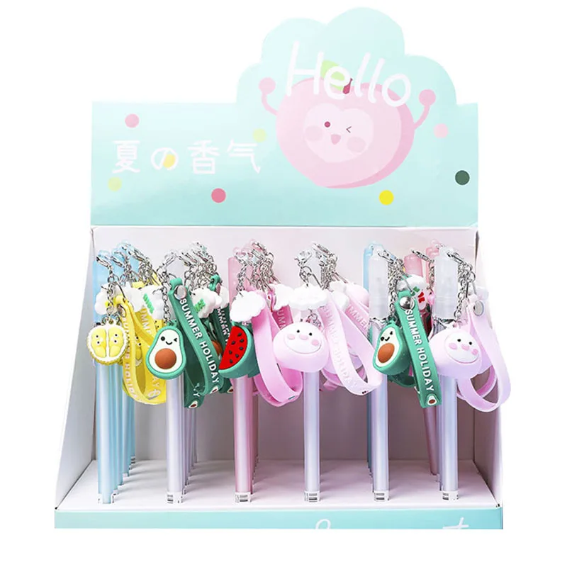 36 pcs/lot Creative Fruit Pendant Gel Pen Cute 0.5 mm black Ink signature Pen Promotional Gift Stationery School Supplies
36 pcs/lot Creative Fruit Pendant Gel Pen Cute 0.5 mm black Ink signature Pen Promotional Gift Stationery School Supplies