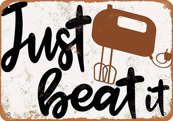 Just Beat It Retro tin sign nostalgic ornament metal poster garage art deco bar cafe shop
Just Beat It Retro tin sign nostalgic ornament metal poster garage art deco bar cafe shop
