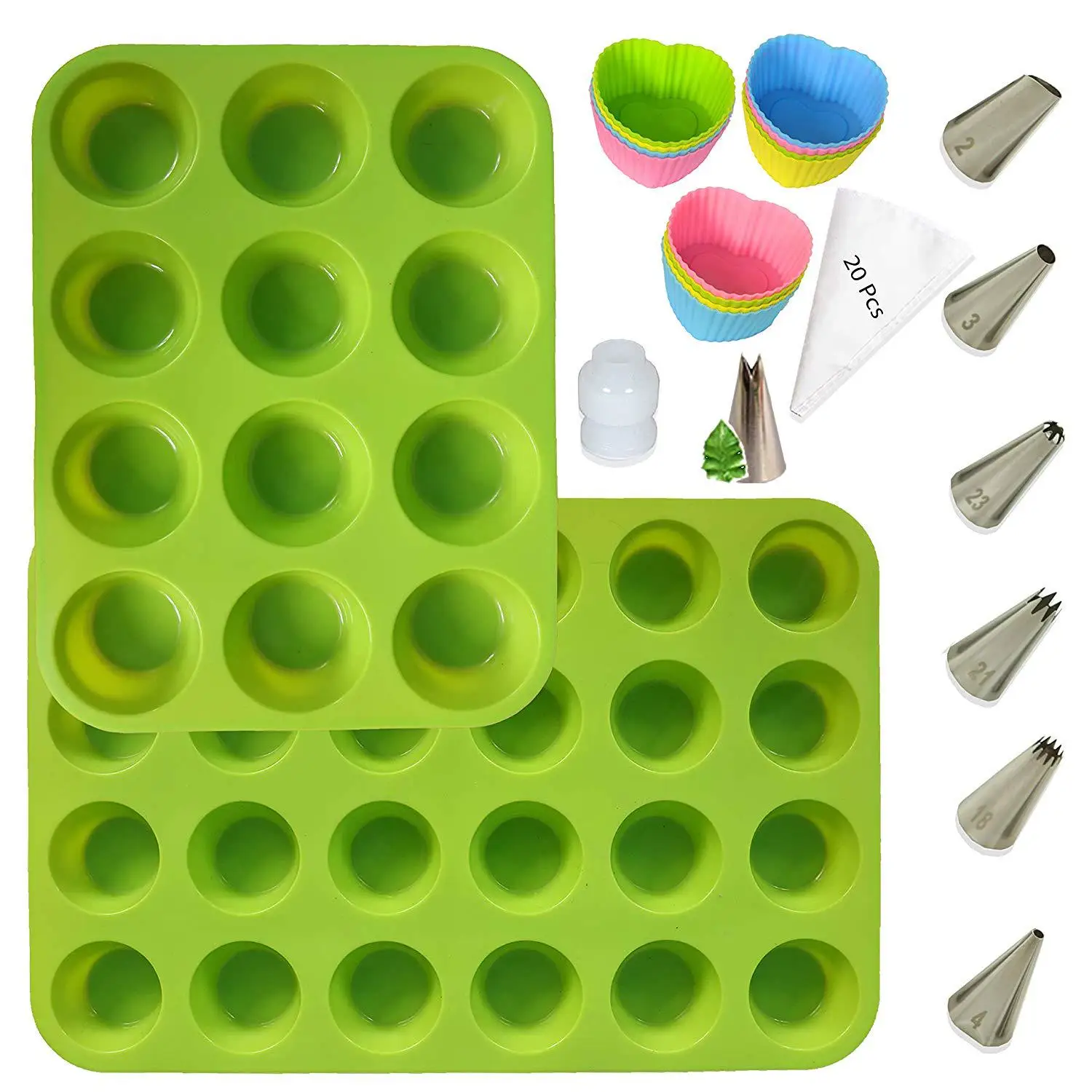 Cake Decorating Tools Kit Icing Tips Turntable Pastry Bags Couplers Cream Nozzle Baking Tools Set for Cupcakes Cookies
Cake Decorating Tools Kit Icing Tips Turntable Pastry Bags Couplers Cream Nozzle Baking Tools Set for Cupcakes Cookies