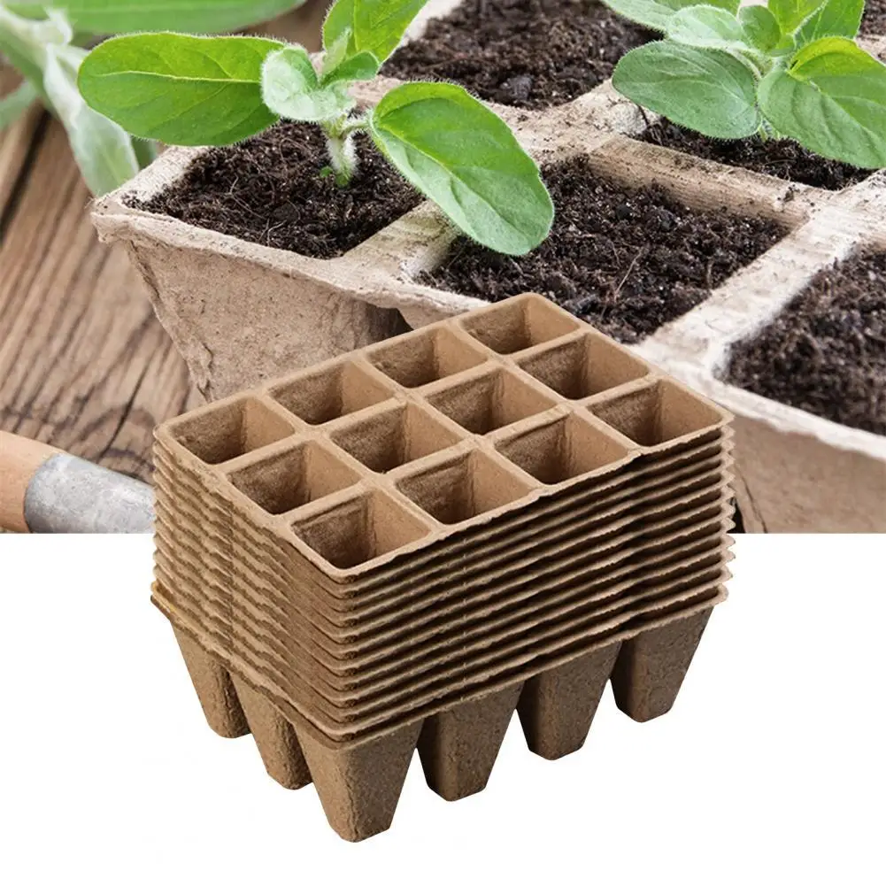 40%HOT1 Set Growing Tray 12 Grids Degradable Paper Brown Paper Pot with Labels for Garden
40%HOT1 Set Growing Tray 12 Grids Degradable Paper Brown Paper Pot with Labels for Garden