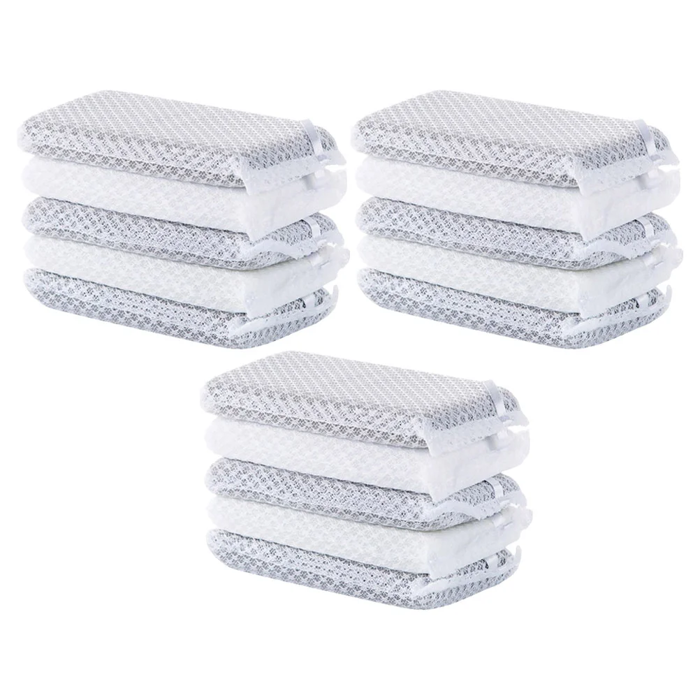 15Pcs Kitchen Scouring Pads Double Side Sponge Scrubbers Cleaning Pads
15Pcs Kitchen Scouring Pads Double Side Sponge Scrubbers Cleaning Pads