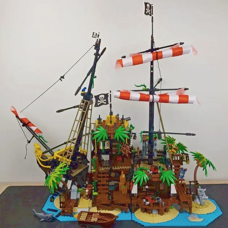Creative Idea Series Barracuda Bay Pirate Ship Model 2545PCS Building Blocks Brick Toys Kids Birthday Gift Set
Creative Idea Series Barracuda Bay Pirate Ship Model 2545PCS Building Blocks Brick Toys Kids Birthday Gift Set