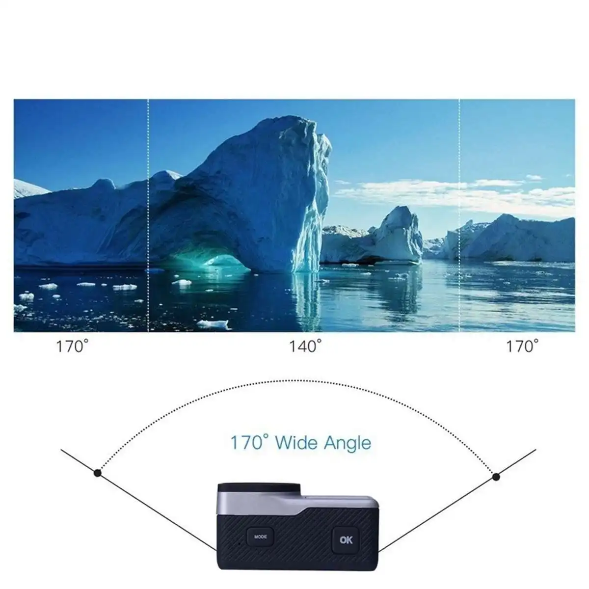 Action Camera 12MP Ultra HD 4K WiFi Remote Control Sports Video Recording Camcorder DVR DV go Waterproof pro Mini Helmet Camera
Action Camera 12MP Ultra HD 4K WiFi Remote Control Sports Video Recording Camcorder DVR DV go Waterproof pro Mini Helmet Camera