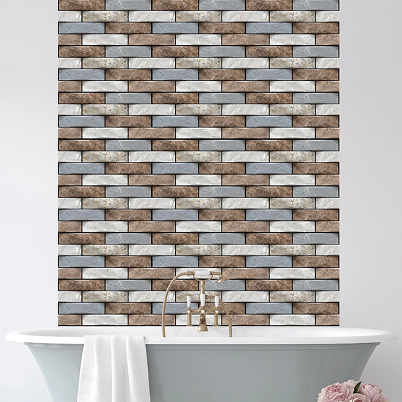 New 3D Self-adhesive Sticker Mosaic Decor Peel PVC Tiles Bathroom Wallpaper Waterproof KitchenLiving Room Ecorative Wall Sticker
New 3D Self-adhesive Sticker Mosaic Decor Peel PVC Tiles Bathroom Wallpaper Waterproof KitchenLiving Room Ecorative Wall Sticker