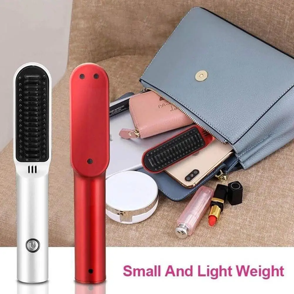 Electric Heating Hair Straightening Comb Negative Ion Moisturizing Tool Curling Hair Styling Deep Comb Charging USB Care C6I1
Electric Heating Hair Straightening Comb Negative Ion Moisturizing Tool Curling Hair Styling Deep Comb Charging USB Care C6I1