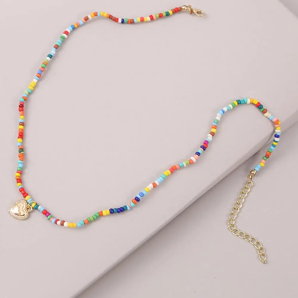 Girly Bohemian Handmade Colorful Glass Beads Flower Necklace Jewelry Gift New Women Summer Fashion Pendant
Girly Bohemian Handmade Colorful Glass Beads Flower Necklace Jewelry Gift New Women Summer Fashion Pendant