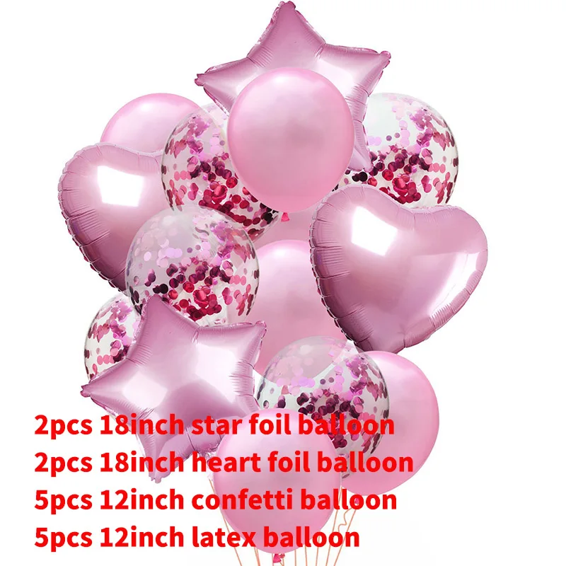 14pcs Star Confetti Balloon Birthday Party Decorations Adult Kids Boy Girl 1st 18 30 Years Birthday Baby Shower Wedding Globos
14pcs Star Confetti Balloon Birthday Party Decorations Adult Kids Boy Girl 1st 18 30 Years Birthday Baby Shower Wedding Globos