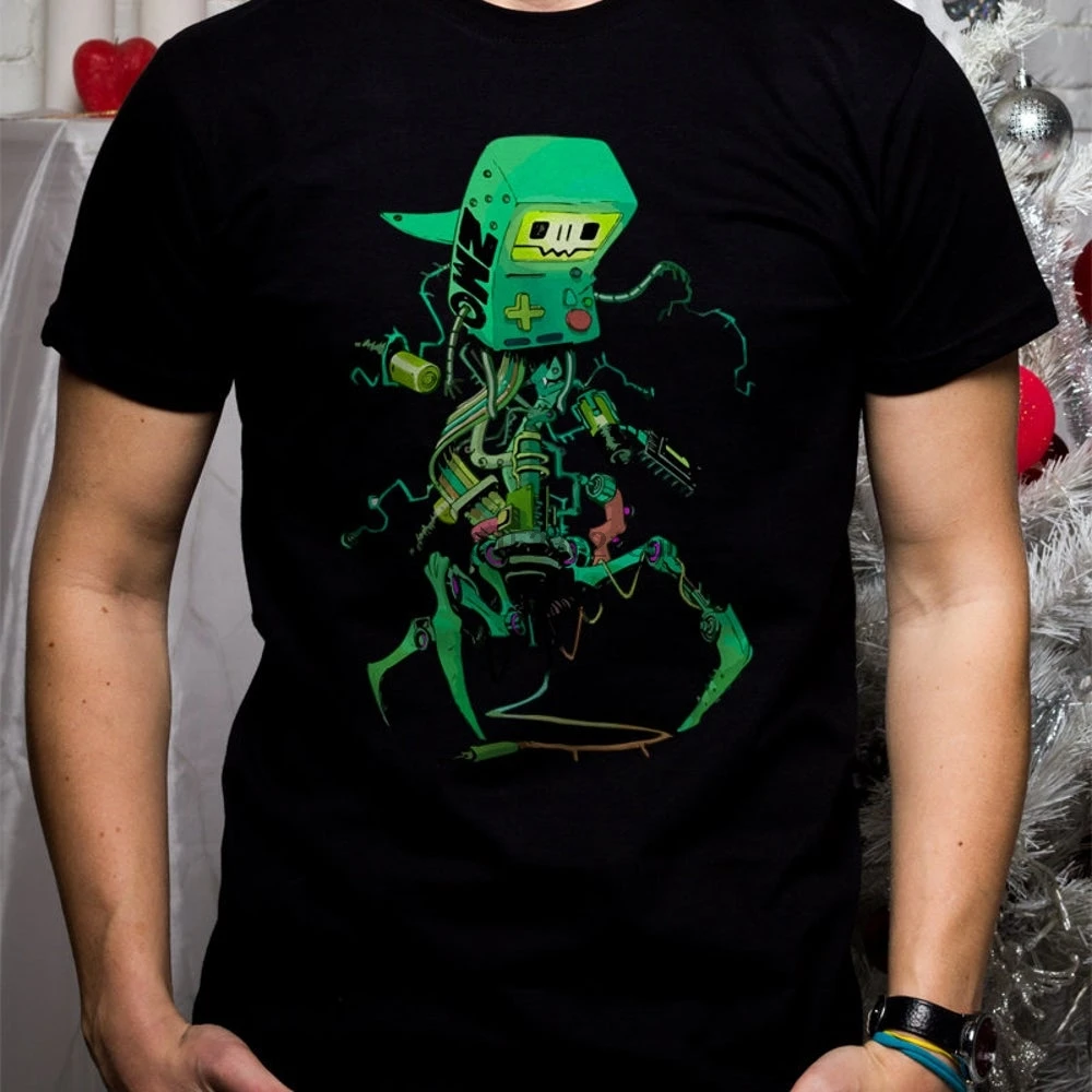 Adventure Time BMO футболка SunSunco высокого качества Дизайнерские футболки 621|Мужские