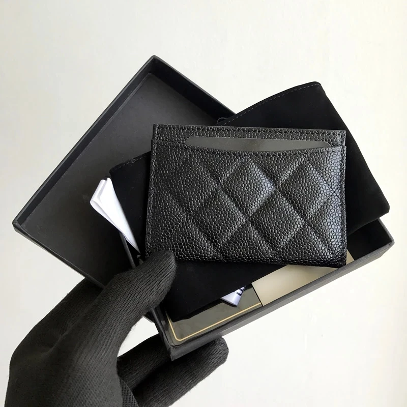 Luxury Top Quality Genuine Leather With LOGO ID Credit Card Wallet Coin Purse Cowhide Caviar Card Holder
Luxury Top Quality Genuine Leather With LOGO ID Credit Card Wallet Coin Purse Cowhide Caviar Card Holder