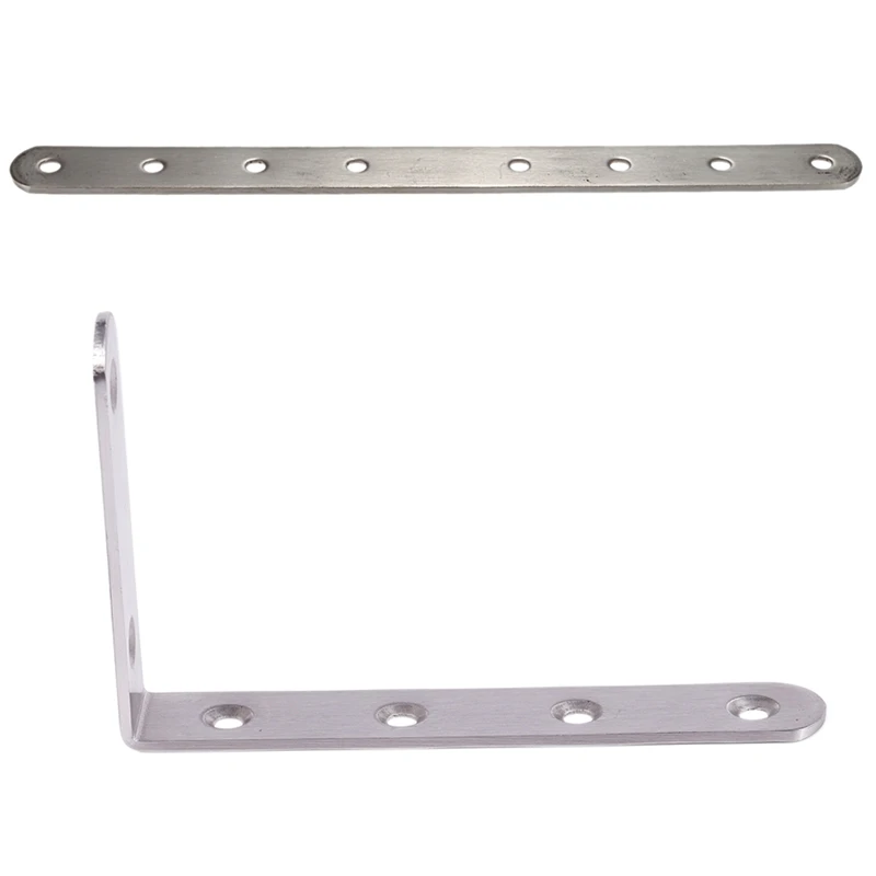 125X75mm L Форма Нержавеющая сталь полка угловая скобка угловых кронштейнов и металлические фиксирующие 8 отверстий 250 мм
125X75mm L Форма Нержавеющая сталь полка угловая скобка угловых кронштейнов и металлические фиксирующие 8 отверстий 250 мм