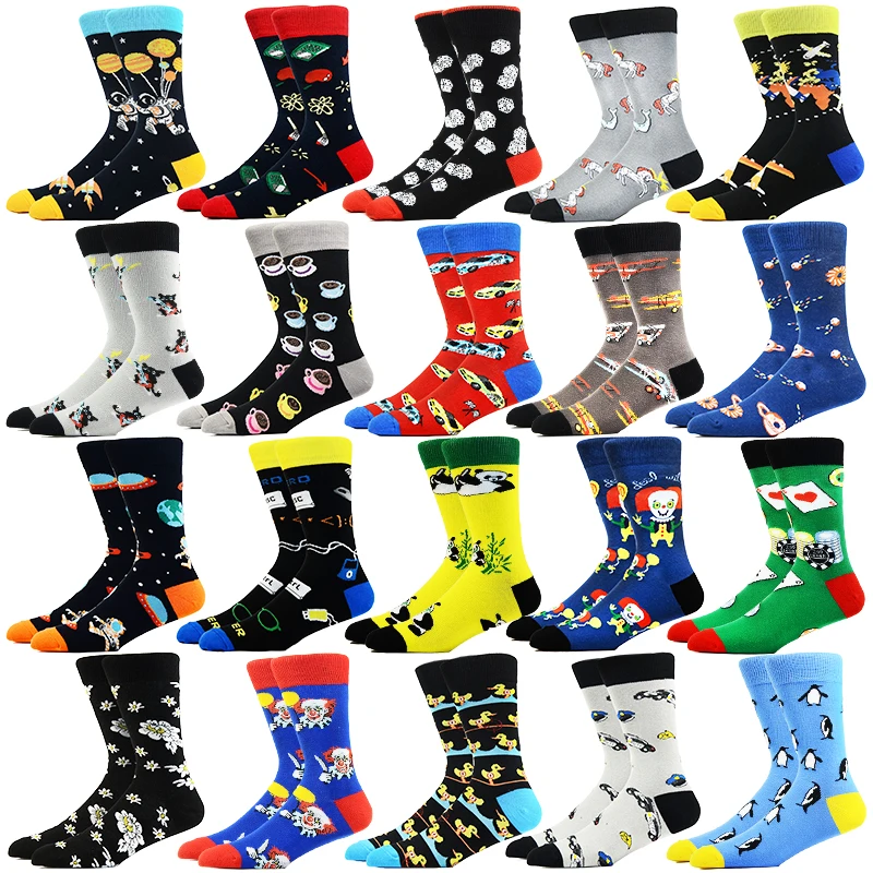 1Pair Combed Cotton Fashion Men's Socks Harajuku Alien Skateboard Cycling Socks Animal Happy Funny Man Socks Women's Wholesale
1Pair Combed Cotton Fashion Men's Socks Harajuku Alien Skateboard Cycling Socks Animal Happy Funny Man Socks Women's Wholesale