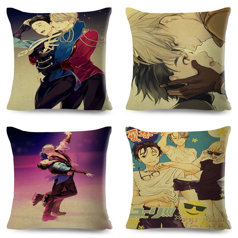 Polyester Pillow Case YURI!!! on ICE Cushion Cover for Sofa Home Children Room Decor Japanese Cartoon Anime Pillowcase 45x45cm
Polyester Pillow Case YURI!!! on ICE Cushion Cover for Sofa Home Children Room Decor Japanese Cartoon Anime Pillowcase 45x45cm
