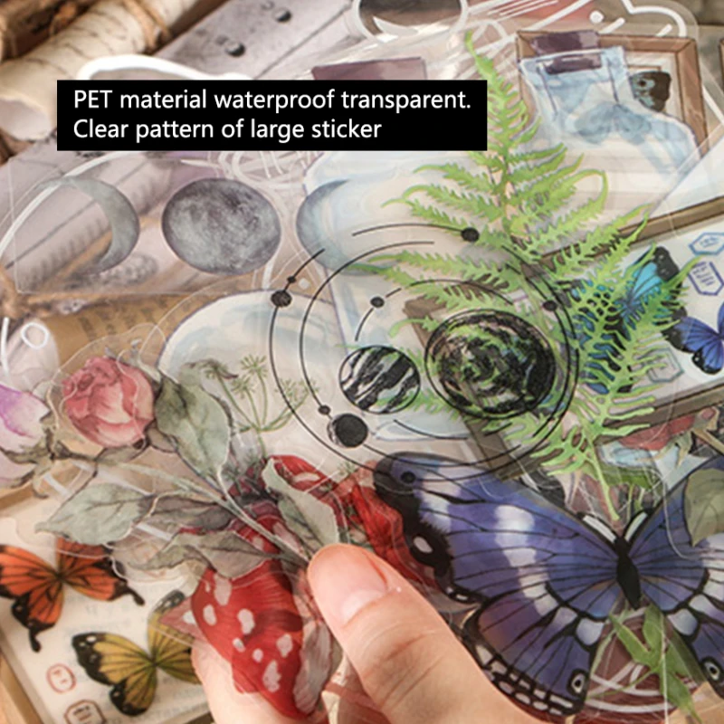 20pcs/bag Butterfly Sticker Vintage Rose Fern Leaf PET Sticker DIY Diary Journal Decoration Sticker Scrapbooking DIY Material
20pcs/bag Butterfly Sticker Vintage Rose Fern Leaf PET Sticker DIY Diary Journal Decoration Sticker Scrapbooking DIY Material