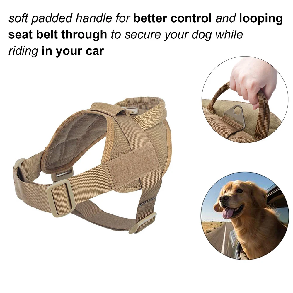 Military Tactical Dog Harness Patrol K9 Working Pet Collar Small Large Service Vest With Handle Products
Military Tactical Dog Harness Patrol K9 Working Pet Collar Small Large Service Vest With Handle Products