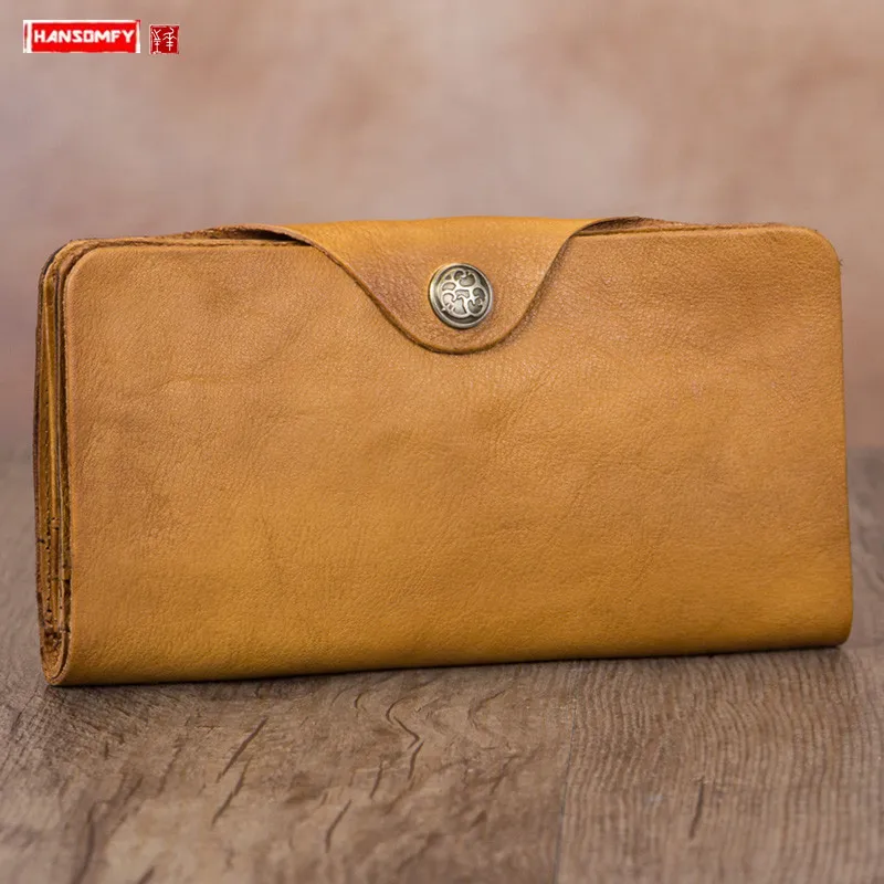 Vintage Leather Purse Men's Wallet Retro Men Card Holder Long Wallet Simple Thin Zipper Soft leather Clutch Bag 3 Fold Wallets
Vintage Leather Purse Men's Wallet Retro Men Card Holder Long Wallet Simple Thin Zipper Soft leather Clutch Bag 3 Fold Wallets