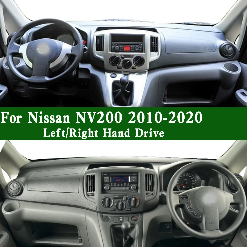 

For Nissan NV200 Manual EVALIA M20 2010-20 Accessories Car Dashboard Cover Dash Mat Anti-slip Anti-Dirt Proof Dashmat Pad