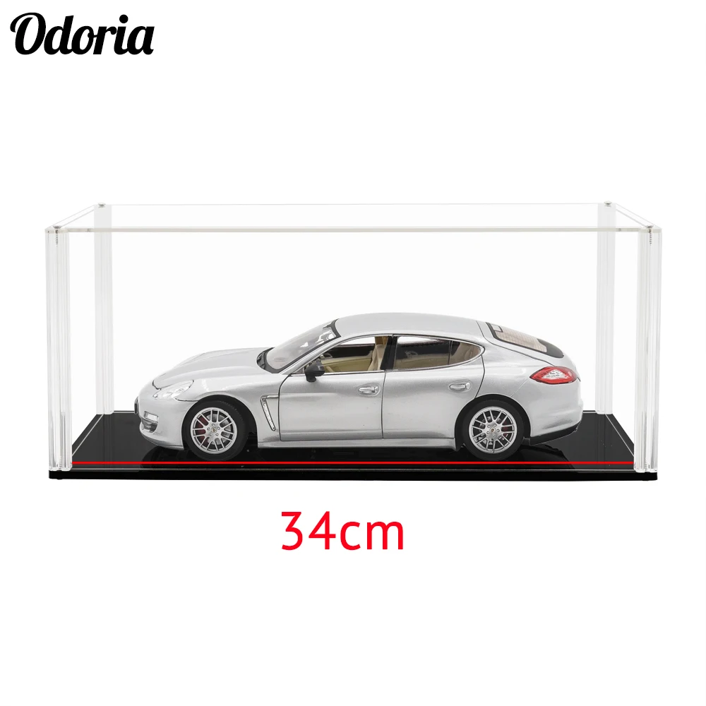 Большой акриловый чехол для раздвижной двери Odoria 34x15x14 см прозрачная