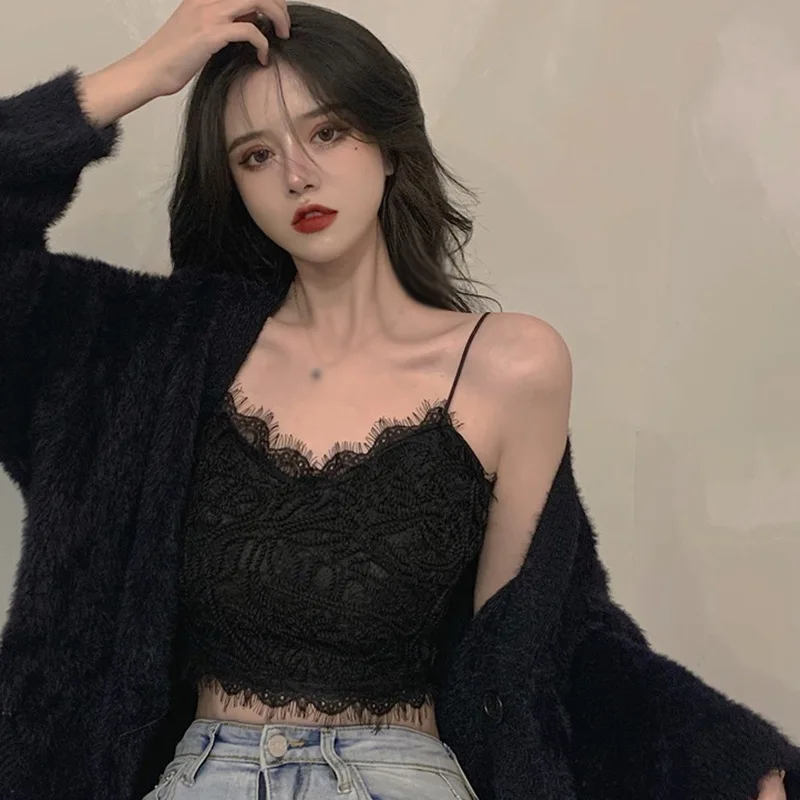 Women Sexy Slim Sleeveless Vest Female Fashion Crop Tops Summer Lace Tank Tops Casual Camisole
Women Sexy Slim Sleeveless Vest Female Fashion Crop Tops Summer Lace Tank Tops Casual Camisole