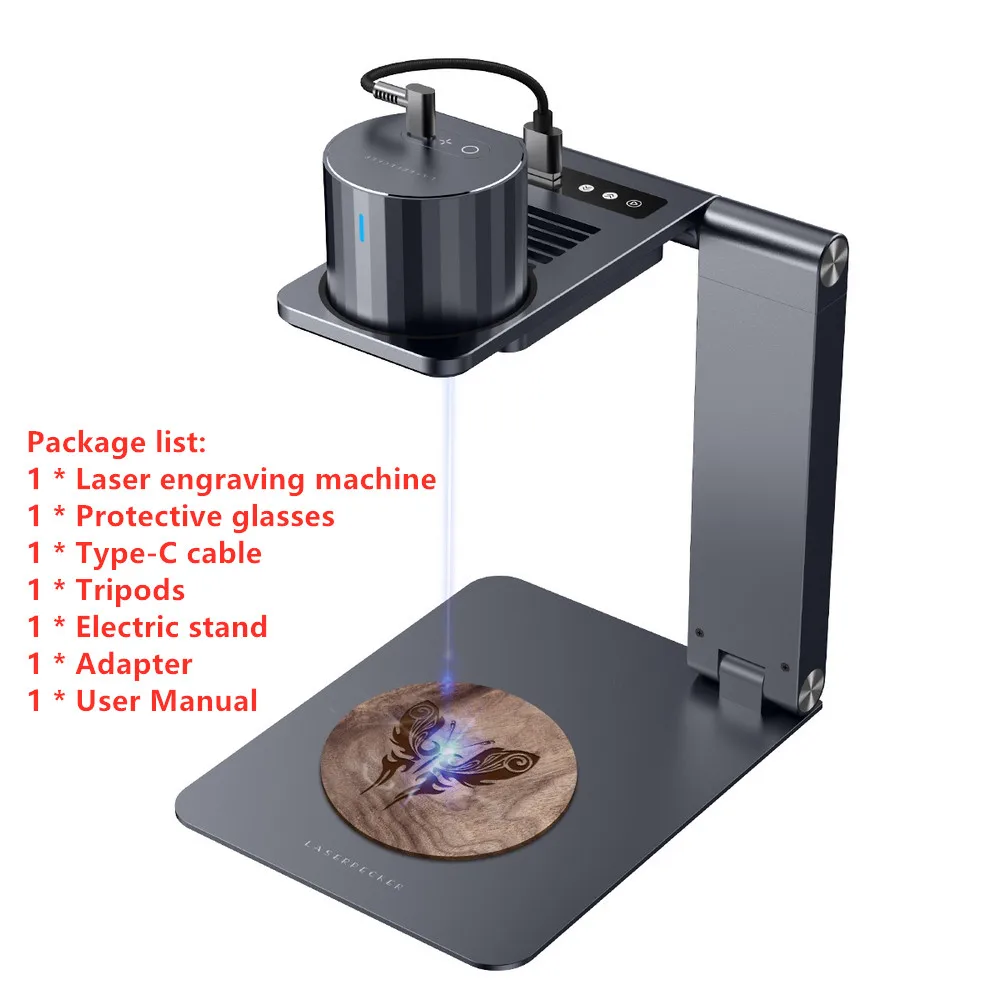 Laserpecker Laser Engraving Machine 3D Printer Mini Table Laser Etching Machine Laser Pecker Pro Cutting Machine Etching Machine
Laserpecker Laser Engraving Machine 3D Printer Mini Table Laser Etching Machine Laser Pecker Pro Cutting Machine Etching Machine