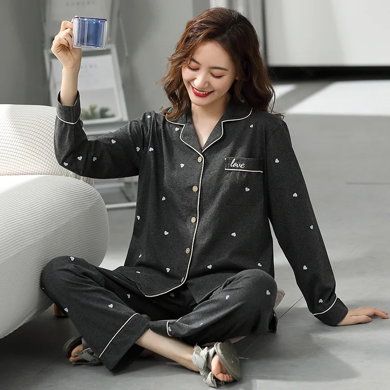 Pijama Mujer Invierno New 2021 Cotton Women's Pajamas Set Cartoon Print Home Clothes Plus Size Sleepwear Long Sleeve Pyjamas 3XL
Pijama Mujer Invierno New 2021 Cotton Women's Pajamas Set Cartoon Print Home Clothes Plus Size Sleepwear Long Sleeve Pyjamas 3XL