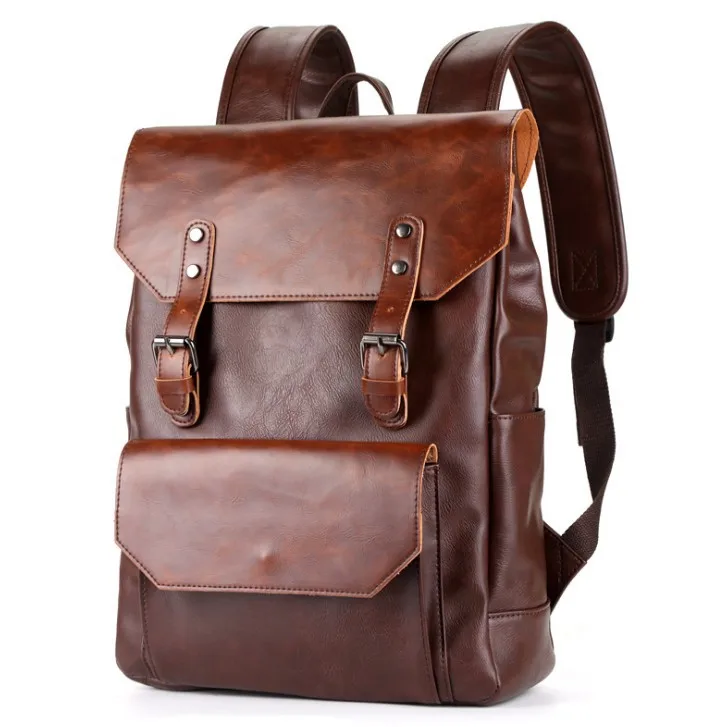 PUOU Brand Waterproof PU Backpack for Teenager Backpacks Male Fashion Schoolbag Men Travel Bags Mochilas
PUOU Brand Waterproof PU Backpack for Teenager Backpacks Male Fashion Schoolbag Men Travel Bags Mochilas
