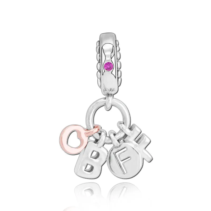 New 925 Sterling Silver Beads Best Friends Forever Dangle Charm Fit Original Pandora Charm Bracelet For Women Jewelry DIY Gifts
New 925 Sterling Silver Beads Best Friends Forever Dangle Charm Fit Original Pandora Charm Bracelet For Women Jewelry DIY Gifts