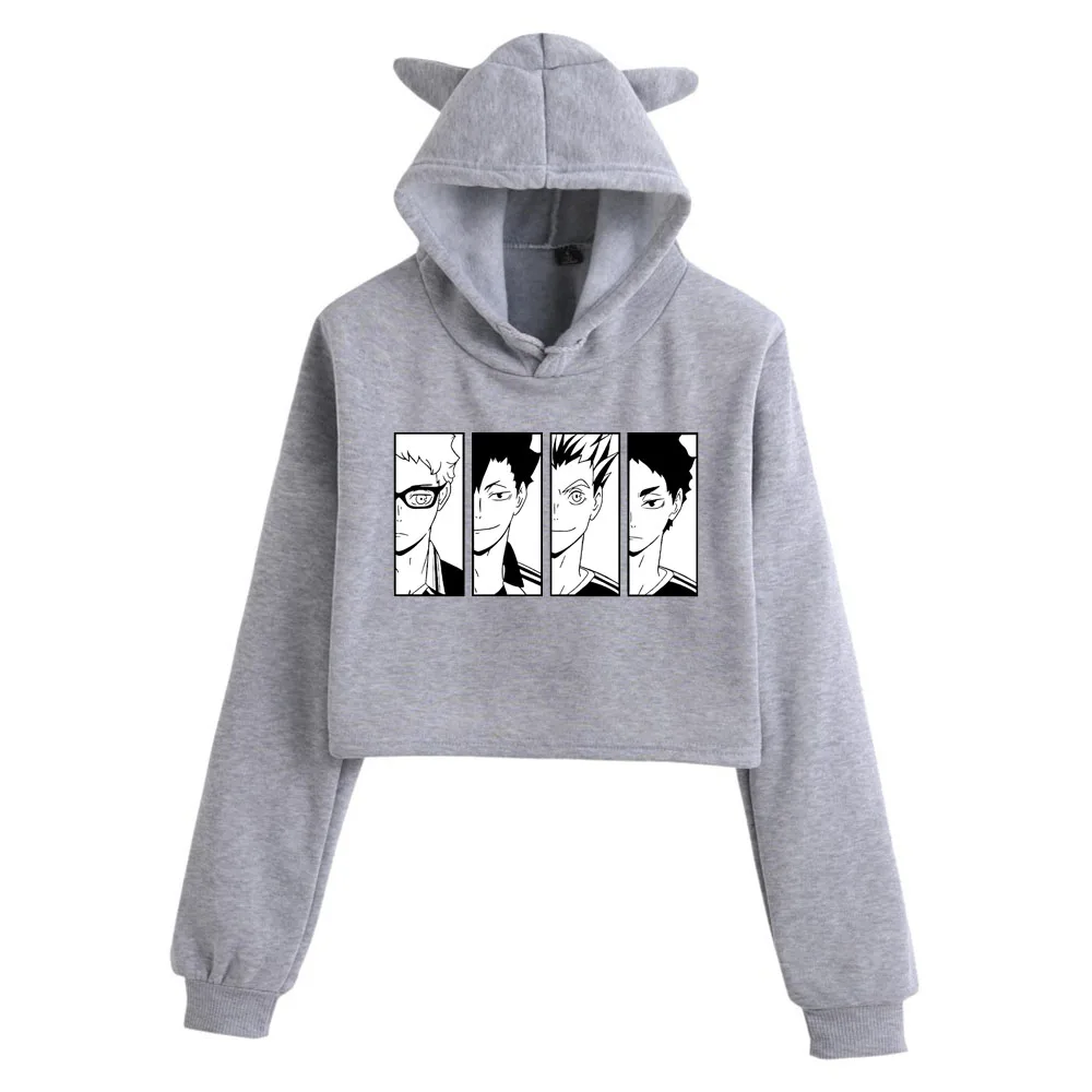 Women Clothing Harajuku Style Casual Hooded Loose Sweatshirt Haikyuu Cat Ear Hoodie
Women Clothing Harajuku Style Casual Hooded Loose Sweatshirt Haikyuu Cat Ear Hoodie