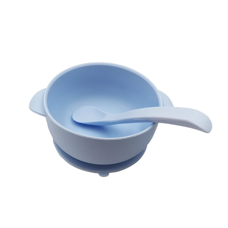 2 Pcs Silicone Baby Suction Bowl Training Spoon Set Learning Feeding Food Dish Q1FE
2 Pcs Silicone Baby Suction Bowl Training Spoon Set Learning Feeding Food Dish Q1FE