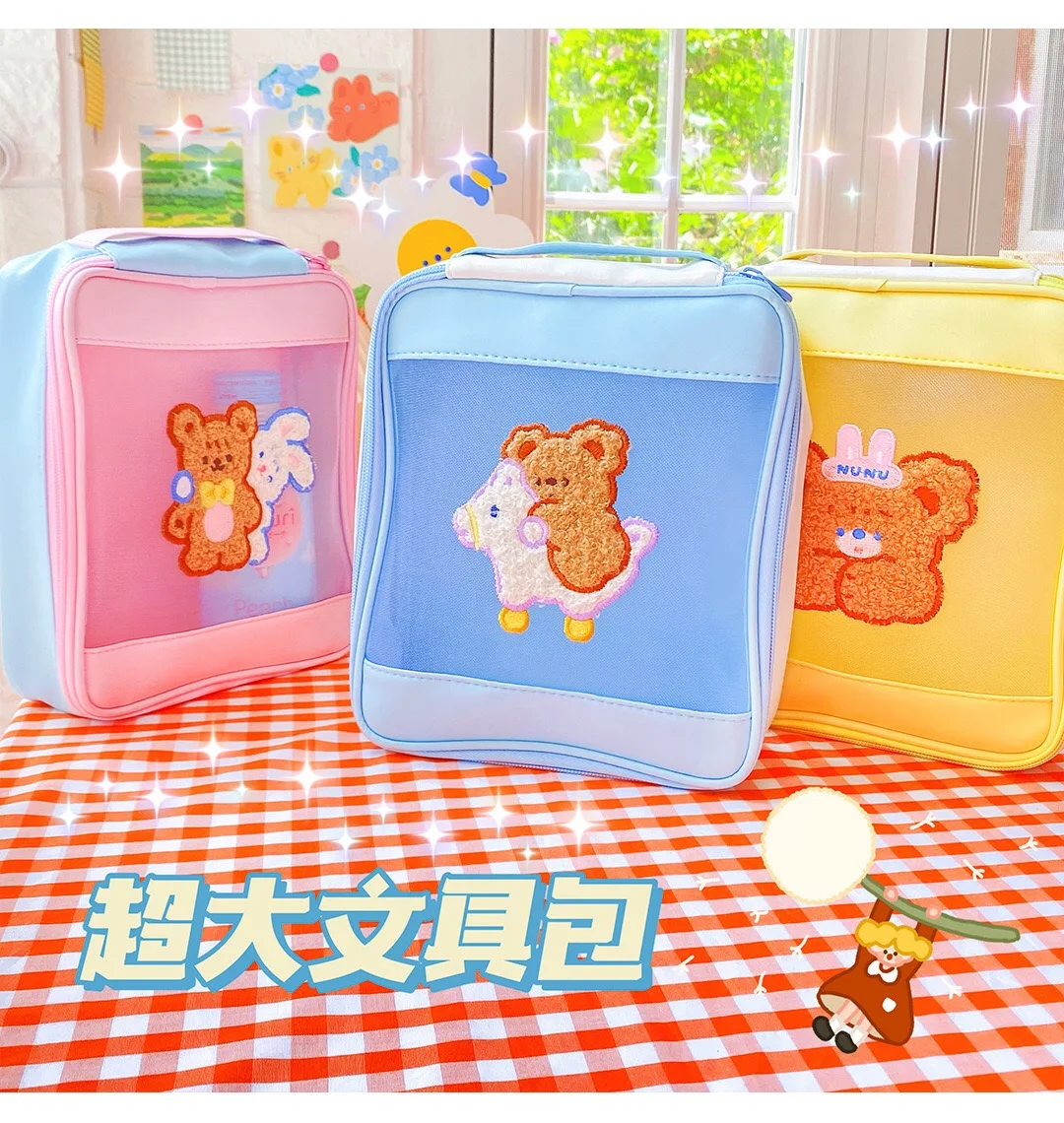 Косметичка Trojan Bear для девочек, вместительная пенал для Хранения Туалетных принадлежностей, Женская дорожная сетчатая сумочка для туалетны...
Косметичка Trojan Bear для девочек, вместительная пенал для Хранения Туалетных принадлежностей, Женская дорожная сетчатая сумочка для туалетны...