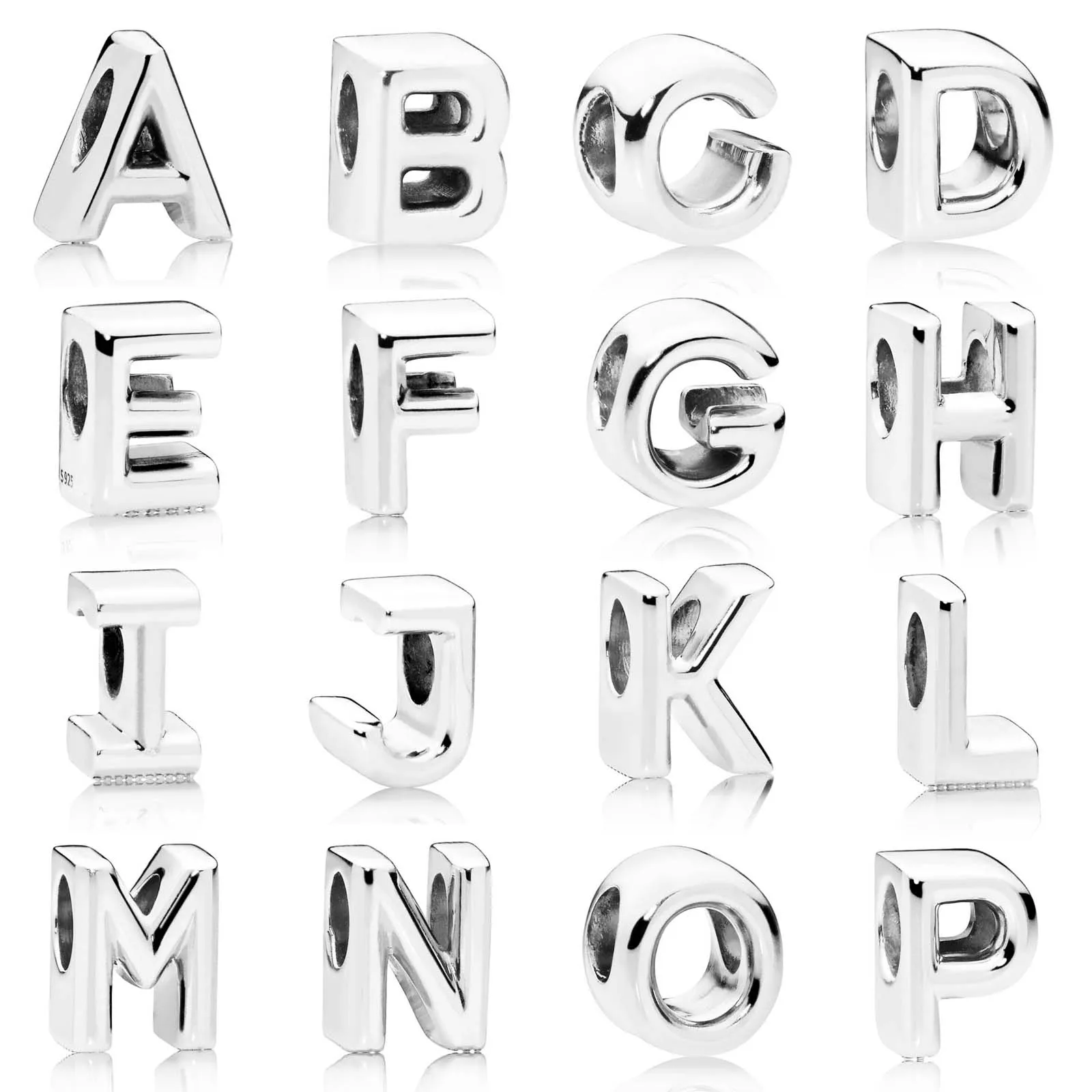 A-Z Original Smooth Alphabet 26 Letter With Crystal Beads Fit Europe 925 Sterling Silver Bead Charm Bracelet Bangle DIY Jewelry
A-Z Original Smooth Alphabet 26 Letter With Crystal Beads Fit Europe 925 Sterling Silver Bead Charm Bracelet Bangle DIY Jewelry