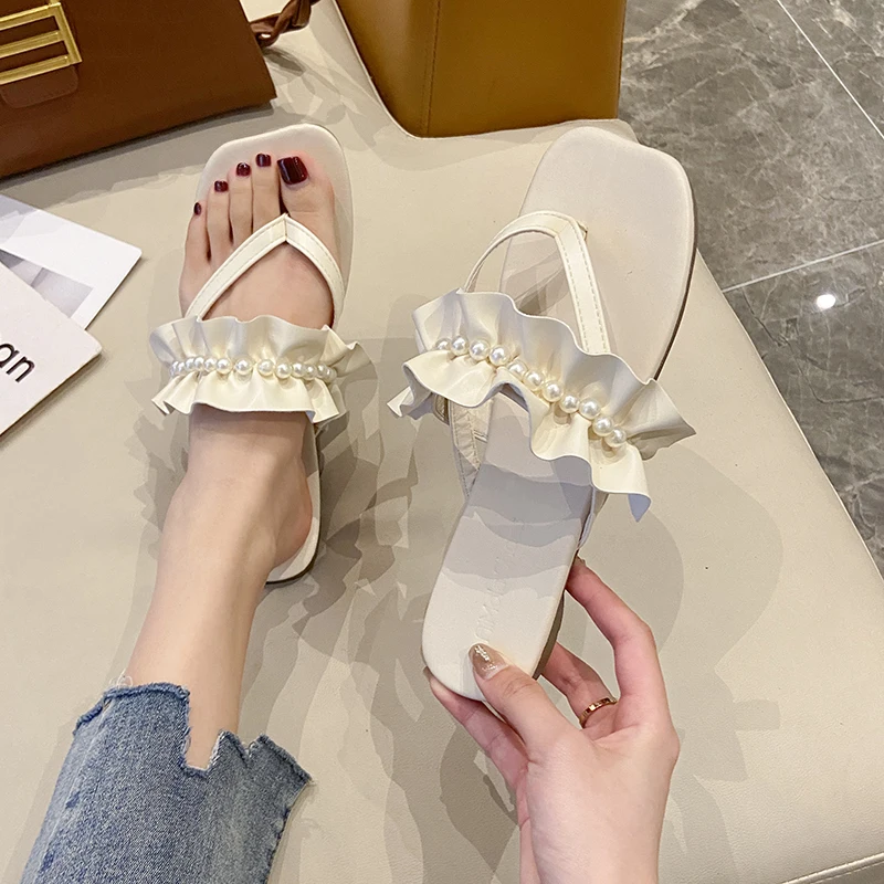 Women Slippers Slip On Slides Fashion Beach Shoes String Bead Clip-toe Sandals Female Outdoor Casual Slippers Flip Flop Slipper
Women Slippers Slip On Slides Fashion Beach Shoes String Bead Clip-toe Sandals Female Outdoor Casual Slippers Flip Flop Slipper