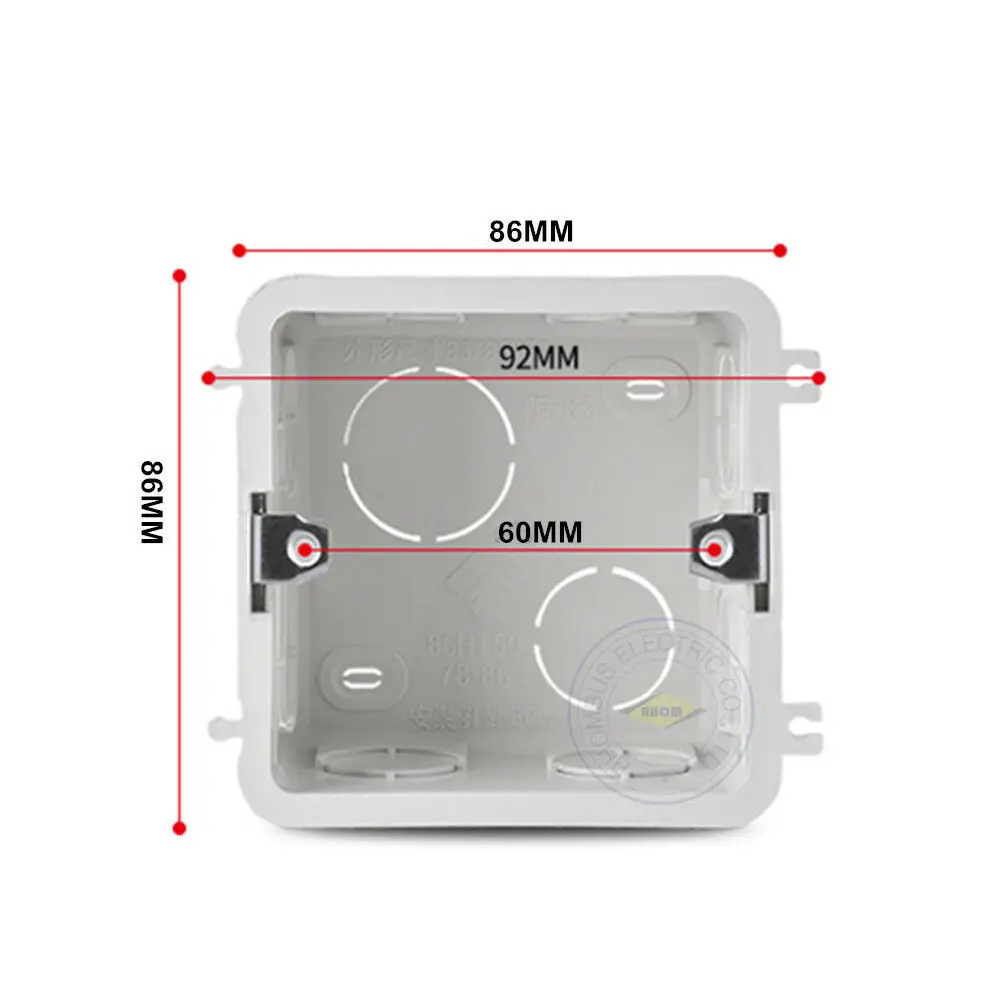 Wall Mounted Switch Socket Embedded Concealed Installation Switch Bottom Box
Wall Mounted Switch Socket Embedded Concealed Installation Switch Bottom Box