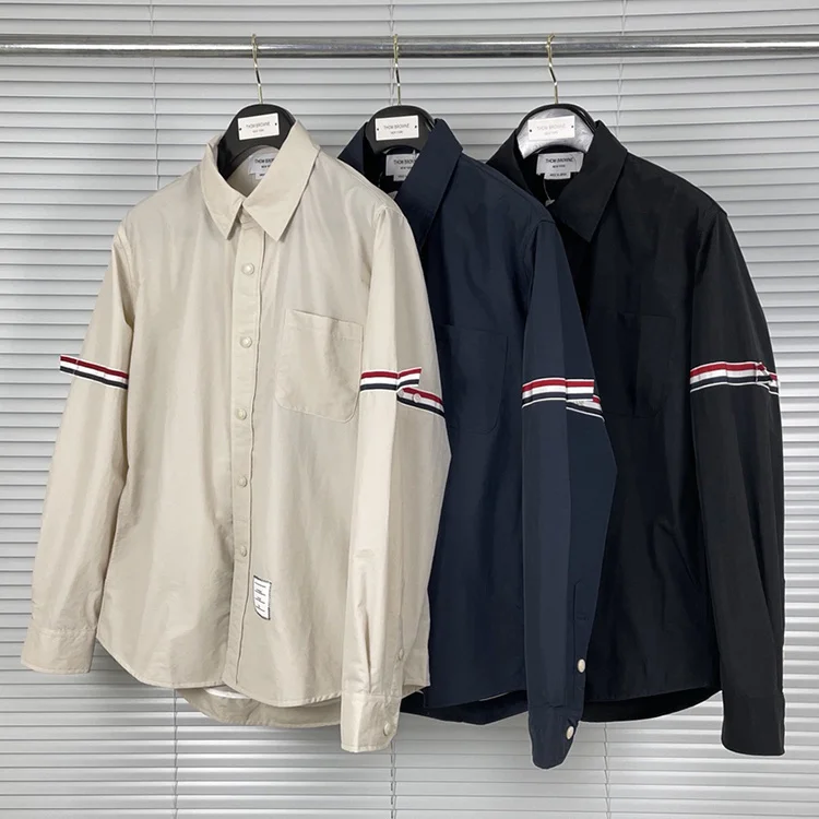 2021 Fashion TB THOM Brand Jacket Men Denim Cardigans Clothing Spring Autumn Shirts Turn-Down Collar Striped Casual Coat
2021 Fashion TB THOM Brand Jacket Men Denim Cardigans Clothing Spring Autumn Shirts Turn-Down Collar Striped Casual Coat