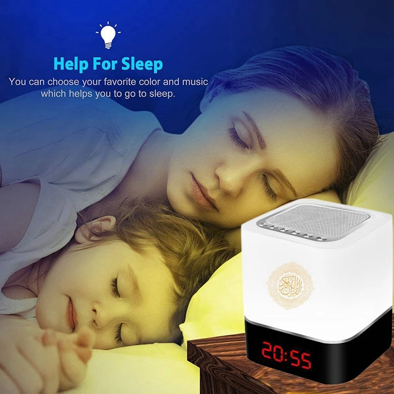 Colorful LED Night Light Moon Lamp Home Speaker Wireless Speakers Muslim Quran Speaker Ramadan Festival Gifts
Colorful LED Night Light Moon Lamp Home Speaker Wireless Speakers Muslim Quran Speaker Ramadan Festival Gifts