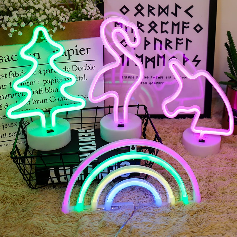 Led Night Lamp Rainbow Unicorn Neon Girls Bedroom Warm Light Room Decoration 3D Acrylic Table Desk Lamp Gifts Party Kids Room
Led Night Lamp Rainbow Unicorn Neon Girls Bedroom Warm Light Room Decoration 3D Acrylic Table Desk Lamp Gifts Party Kids Room
