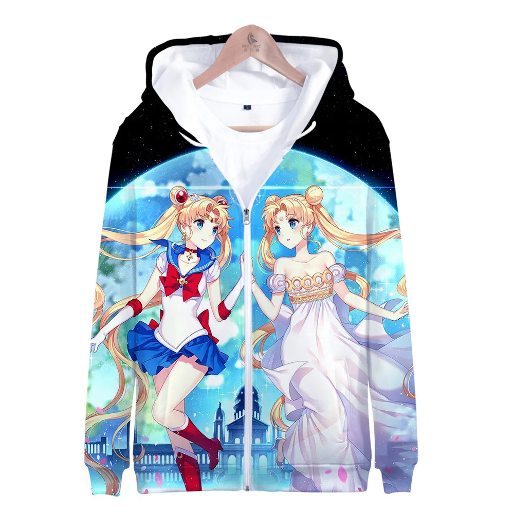 Tsukino Usagi Winter Womens Jackets and Coats Sailor Moon 3D Hoodie Zipper Hooded Sweatshirt Outwear Warm Coat Cosplay Costume 
Tsukino Usagi Winter Womens Jackets and Coats Sailor Moon 3D Hoodie Zipper Hooded Sweatshirt Outwear Warm Coat Cosplay Costume