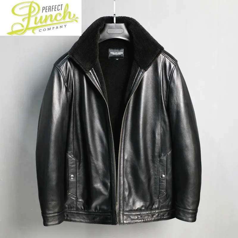 Autumn Men's Sheepskin Coat Winter Genuine Jacket Men Plus Size Real Leather Jackets 2021 Veste Cuir Homme KJ5129
Autumn Men's Sheepskin Coat Winter Genuine Jacket Men Plus Size Real Leather Jackets 2021 Veste Cuir Homme KJ5129