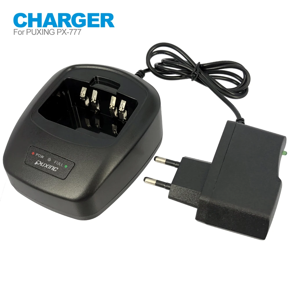 

DesktopCharger Adapter for Puxing PX-888K C APX-UV973 PX-777 PX-328 PX-728 PX-888 VEV-3288S Walkie Talkie Two Way Radio EU/US