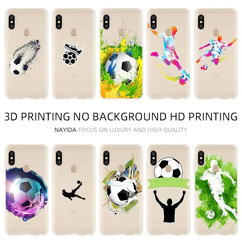 Мягкий силиконовый чехол для Xiaomi Redmi 9a 8a 7a 6a 5a 4a 9at 9Prime 9 8 7 6 5 K20Pro футбольного