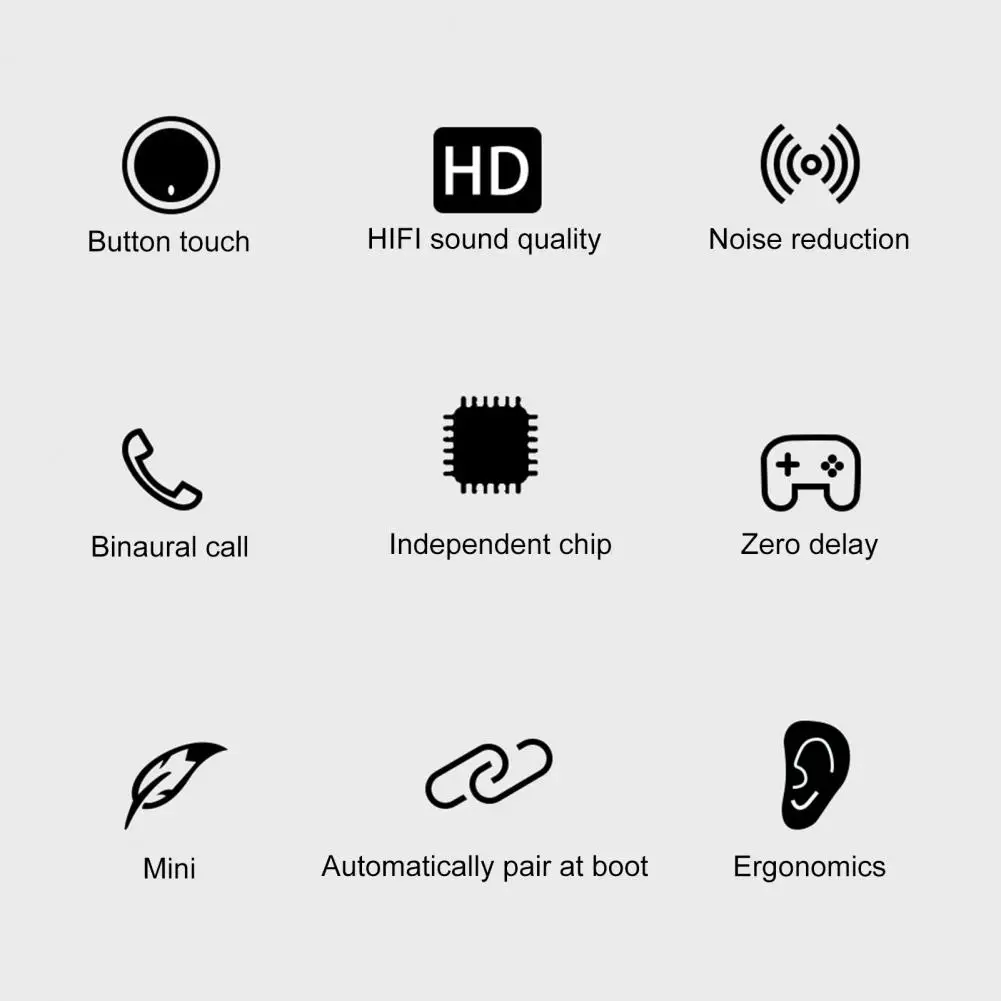 i3 Bluetooth 5.0 Wireless Rechargeable Smart-Touch Noise Reduction Earphones Headphones for Xiaomi Huawei Samsung iphone Phone
i3 Bluetooth 5.0 Wireless Rechargeable Smart-Touch Noise Reduction Earphones Headphones for Xiaomi Huawei Samsung iphone Phone