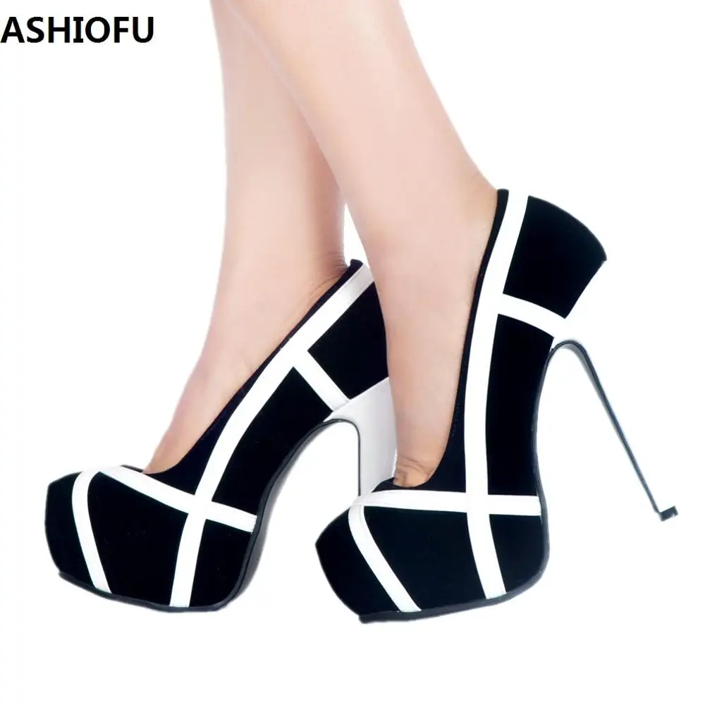 ASHIOFU Handmade Womens Office&Career High Heel Pumps White-straps Party Slip-on Dress Shoes Fashion Daily Wear Court Shoes
ASHIOFU Handmade Womens Office&Career High Heel Pumps White-straps Party Slip-on Dress Shoes Fashion Daily Wear Court Shoes