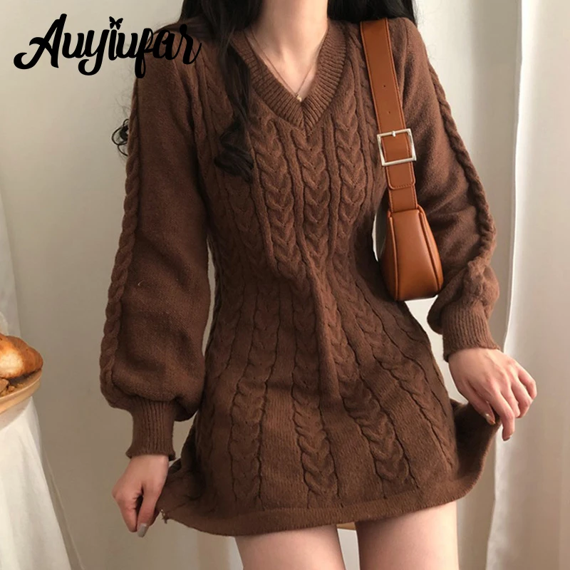 Auyiufar Solid Fairycore Lantern Sleeve Mini Dress Y2k Aesthetic V Neck Elfcore Slim A Line Dresses Retro Warm Clothes For Women
Auyiufar Solid Fairycore Lantern Sleeve Mini Dress Y2k Aesthetic V Neck Elfcore Slim A Line Dresses Retro Warm Clothes For Women
