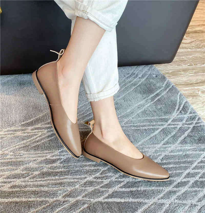 Smirnova 2020 New arrival fashion women flats genuine leather comfortable ladies shoes summer shallow single shoes black
Smirnova 2020 New arrival fashion women flats genuine leather comfortable ladies shoes summer shallow single shoes black