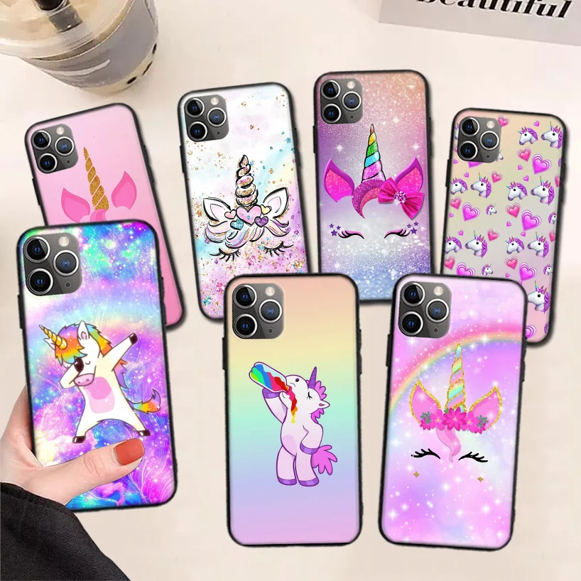 Pink Unicorn Rainbow Phone Case For iPhone 13 Pro Max 11 12 Pro XS Max XR X 7 8 6 6S Plus 13 Mini SE 2020 Back Cover Coque Funda
Pink Unicorn Rainbow Phone Case For iPhone 13 Pro Max 11 12 Pro XS Max XR X 7 8 6 6S Plus 13 Mini SE 2020 Back Cover Coque Funda