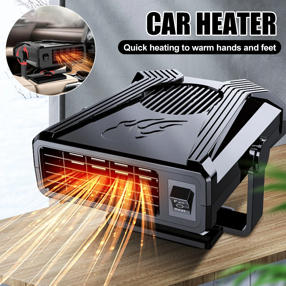 Car Heater 12V/24V Plug In 360 Degree Adjustable Electric Heating Fan 2 Modes Glass Windshield Defogging Defroster Accessories
Car Heater 12V/24V Plug In 360 Degree Adjustable Electric Heating Fan 2 Modes Glass Windshield Defogging Defroster Accessories