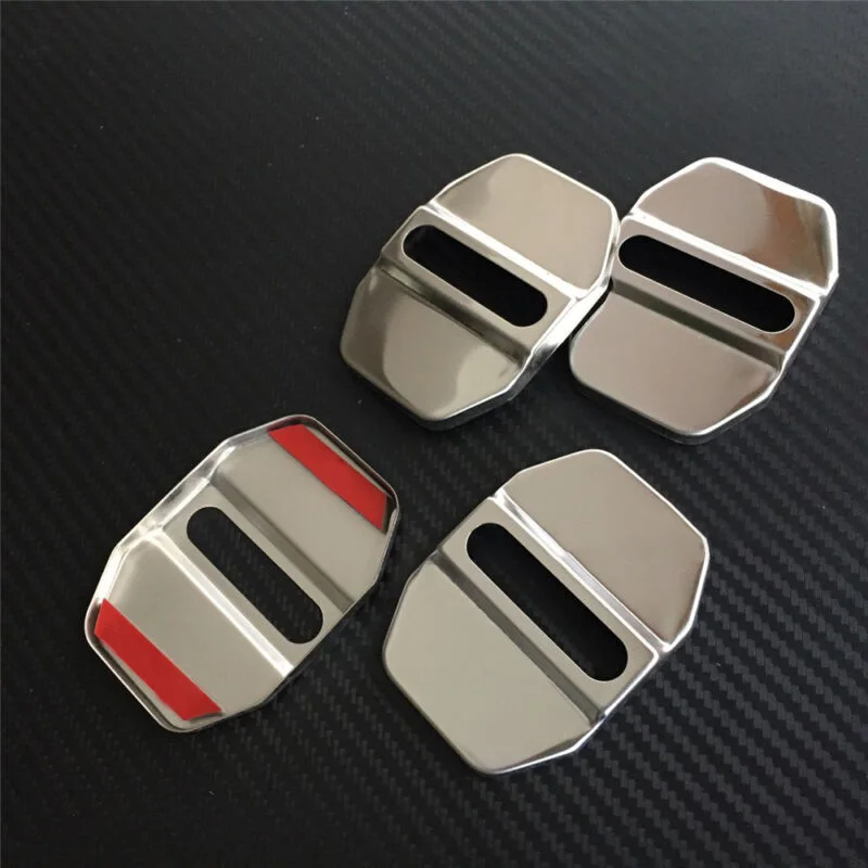 Stainless Steel Door Lock Cover Buckle Decor Car 4pcs Accessories Replacement Durable Practical
Stainless Steel Door Lock Cover Buckle Decor Car 4pcs Accessories Replacement Durable Practical