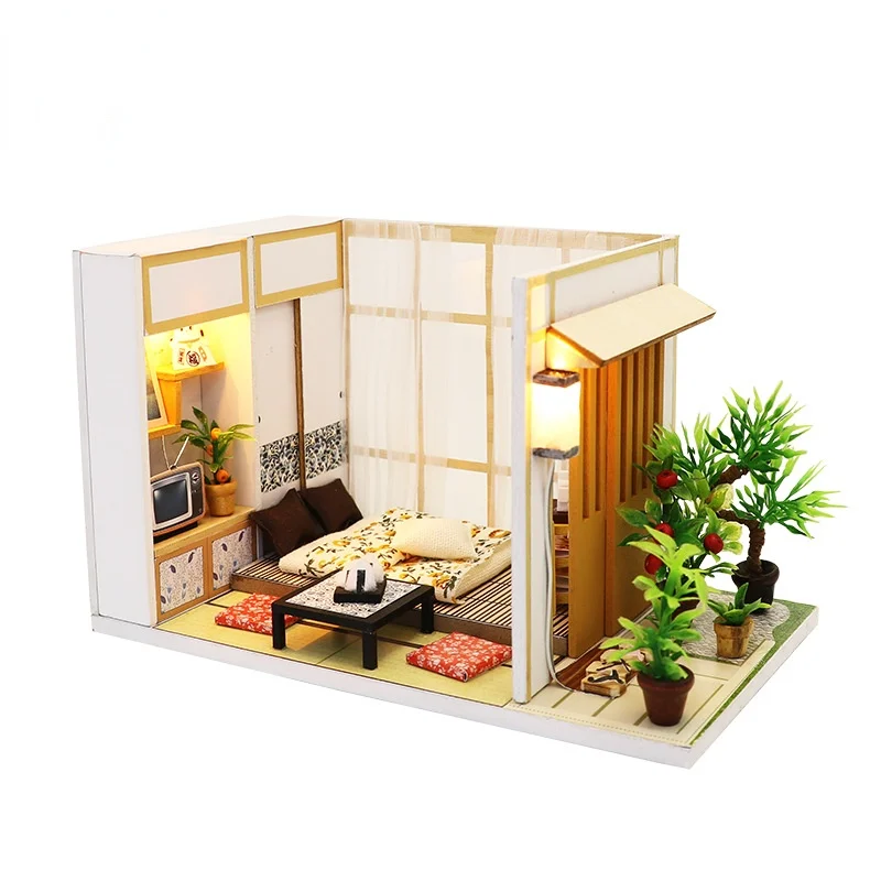 Doll House Girl Boy Play House Toy Assembly Model House with Dust Cover Children's Handmade Birthday Gift
Doll House Girl Boy Play House Toy Assembly Model House with Dust Cover Children's Handmade Birthday Gift