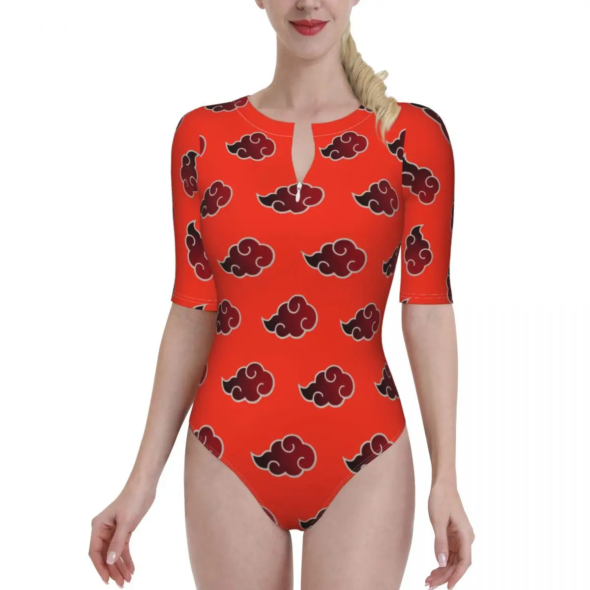 women 2021 sexy Bikinis Akatsuki (15) Half Sleeve zip Women Swimsuit One-Piece Bikini Anime Manga Women Beach wear
women 2021 sexy Bikinis Akatsuki (15) Half Sleeve zip Women Swimsuit One-Piece Bikini Anime Manga Women Beach wear